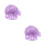 Corta Sintetica Viola Bob A Spikes Per Halloween 7