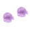 Corta Sintetica Viola Bob A Spikes Per Halloween 6
