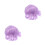 Corta Sintetica Viola Bob A Spikes Per Halloween 8