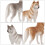 2 Decorazione Da Tavolo A Forma Cane Husky 9