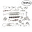 75 Pcs Nine Ring Interlock Puzzle Set Metal Wire Brain Teaser Toy 2