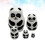 5 Natale In Legno A Forma Panda Per Casa 3