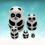 5 Natale In Legno A Forma Panda Per Casa 4