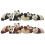 8 Pezzi Panda Da Te Accovacciato Decorativo 10