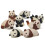 8 Pezzi Panda Da Te Accovacciato Decorativo 11