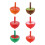 6 Stuks Grappige Kinder Gyro Speelgoed Creatieve Spinnetjes 5