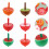 6 Stuks Grappige Kinder Gyro Speelgoed Creatieve Spinnetjes 4