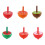 6 Stuks Grappige Kinder Gyro Speelgoed Creatieve Spinnetjes 2