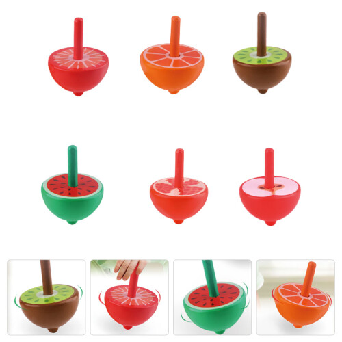 6 Stuks Grappige Kinder Gyro Speelgoed Creatieve Spinnetjes 2