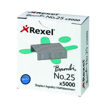 Rexel No. 25 (6/4) Staples (5000)