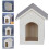 Miniatura Casa In Legno Decorativo Per 6