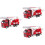 3 Stuks Brandweerwagen Model Speelgoed Kinderen Pull-Back Voertuig 8