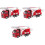3 Stuks Brandweerwagen Model Speelgoed Kinderen Pull-Back Voertuig 5