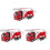 3 Stuks Brandweerwagen Model Speelgoed Kinderen Pull-Back Voertuig 4