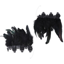2 Halloween Manchet Decoratie Feest Oversleeve (Zwart)