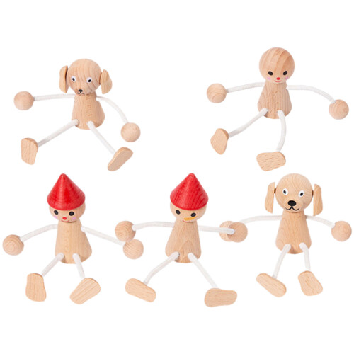 5 Stuks Peg Beweegbare Dierenontwerp Decor 2