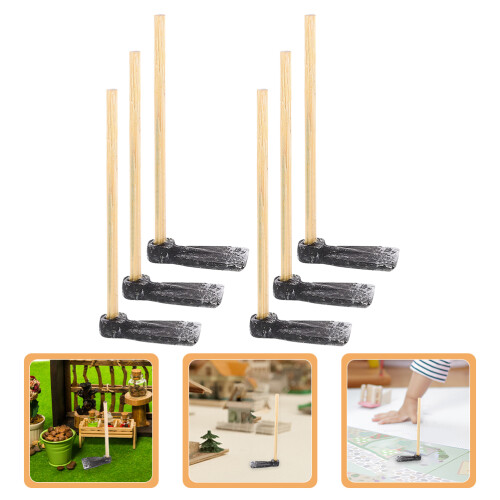 6 Mini Hark Model Poppenhuis Decoratie 2