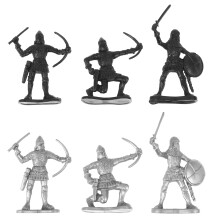 60 Sztuk Żołnierz Średniowiecza Do Stołu Piaskownicy Model Historyczny