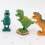 4 Stuks Plastic Speelgoed Creatief Klokwerksmodel 9