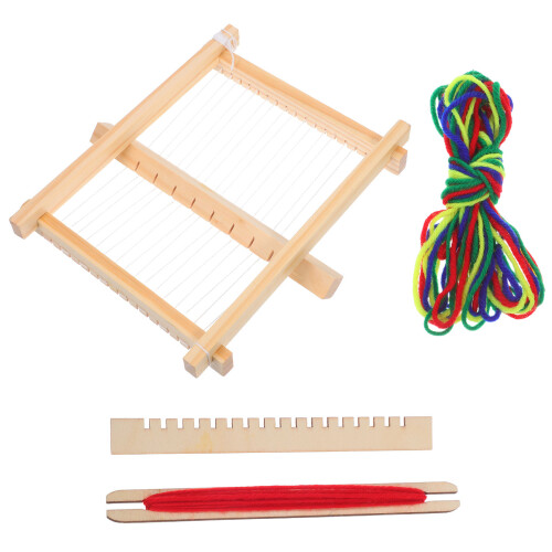 9 Sets Weefgetouw Voor Kinderen: Weefset Met Weefwol 1