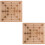 2Sets Kinderspeelgoed Bordspel Schaakbord Voor Ontwikkeling 6