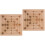 2Sets Kinderspeelgoed Bordspel Schaakbord Voor Ontwikkeling 4