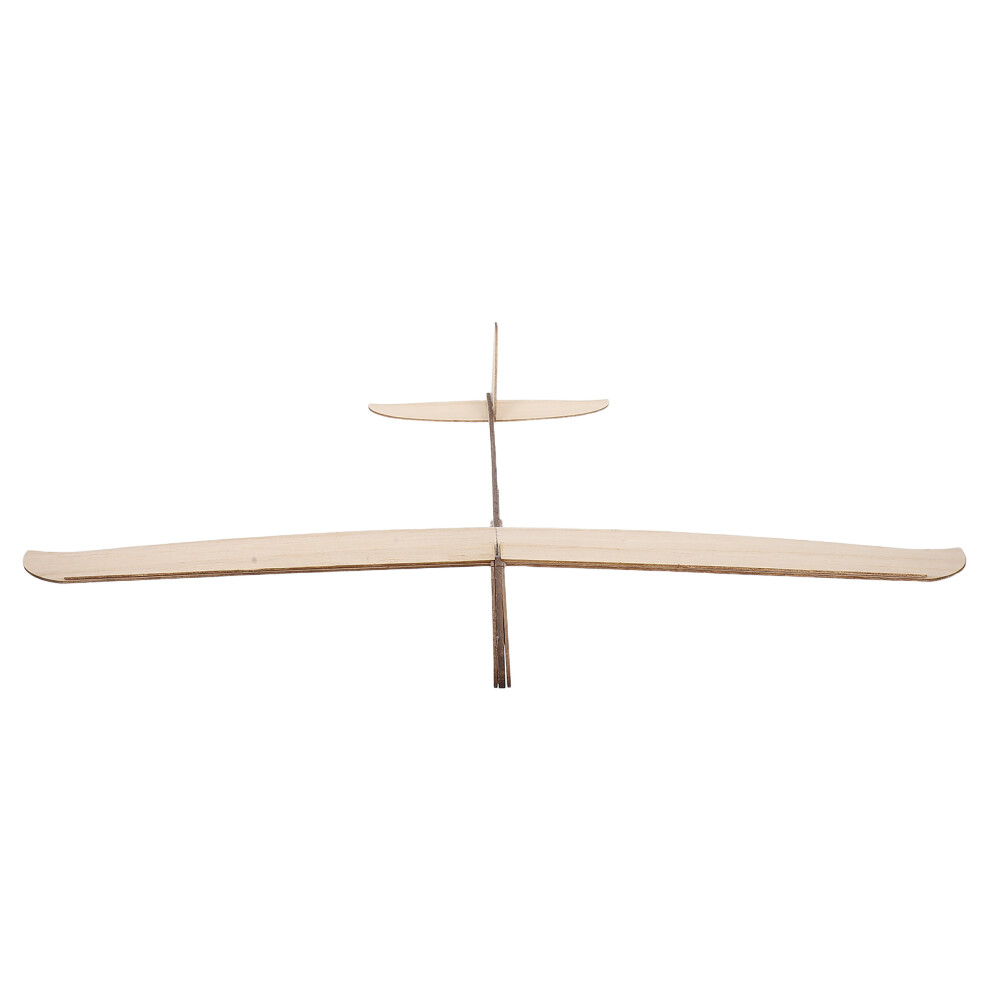 3 Sztuki Drewniane Samoloty Do MontażU – Nielakierowane Szybowce-image