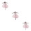 3 Unidades Vestido De Ballet Plush Para 9