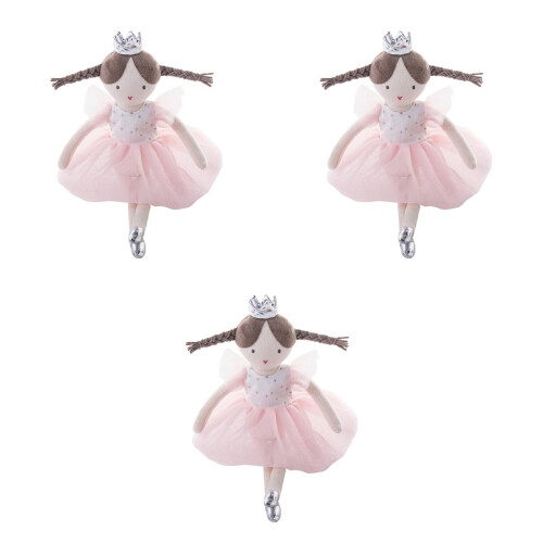 3 Unidades Vestido De Ballet Plush Para 2
