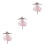 3 Unidades Vestido De Ballet Plush Para 5