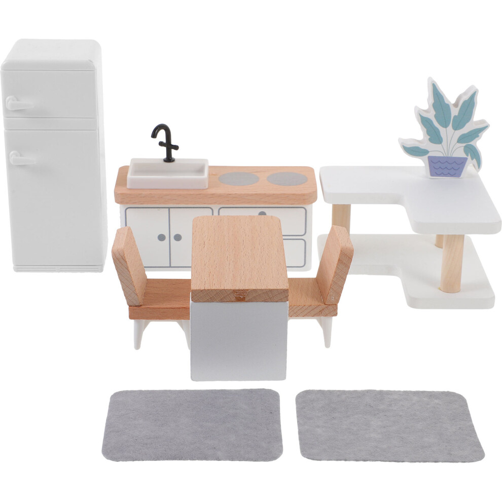 3 Zestawy Symulowanych Uroczych Mebli Kuchennych-image