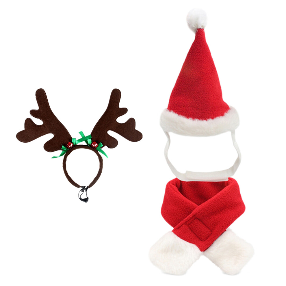 3 Sztuki Akcesoria Na Czapkę, Szalik, Jelenia, Fryzury, Kostiumy-image