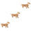 3 Unidades Kit -Cabeça 3D Cachorro Para Crianças 5