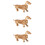 3 Unidades Kit -Cabeça 3D Cachorro Para Crianças 8