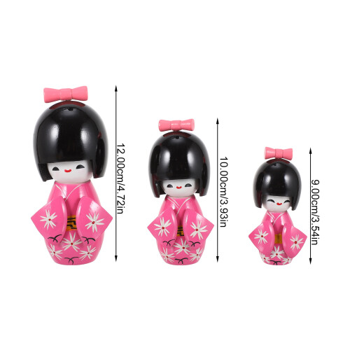 3 Peças Enfeite De Quimono Japonês 1