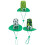 3Pcs Chapéus De Poliéster Para , Acessórios Para DIY 5
