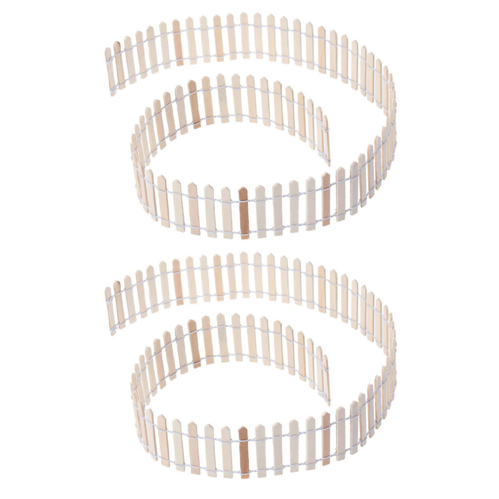 2 Sztuki Mini Ogrodzenie Diy Doniczki Z RośLinami-image