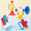 1 Brinquedo Plástico Forma De Trompete Musical Infantil 9