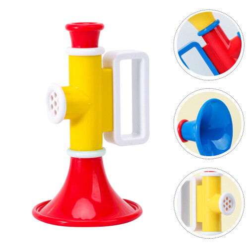 1 Brinquedo Plástico Forma De Trompete Musical Infantil 1