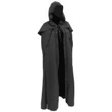 1 Sztuka Wytrzymała Z Kapturem Cosplay I Halloween Czarny