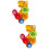 2Conjuntos Kit Blocos De Multicoloridos Para E 7