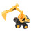 3Pcs Praia Bebê Caminhão Plástico Carro - 7