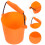 Balde Dobrável Silicone Multi-Função Para Praia E Banho Ao 8