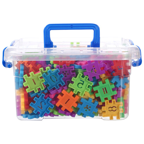 3Pcs Blocos De Plástico Brinquedo Educativo Com 220Pcs