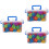 3Pcs Blocos De Plástico Brinquedo Educativo Com 220Pcs 6