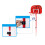 1,65 M Crianças Basquetebol Elevável Arremesso Indoor 2