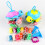 Conjunto Infantil De Massa 3D 12 Cores Com Balde De 6