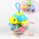 Conjunto Infantil De Massa 3D 12 Cores Com Balde De 3