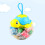 Conjunto Infantil De Massa 3D 12 Cores Com Balde De 8