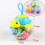 Conjunto Infantil De Massa 3D 12 Cores Com Balde De 2